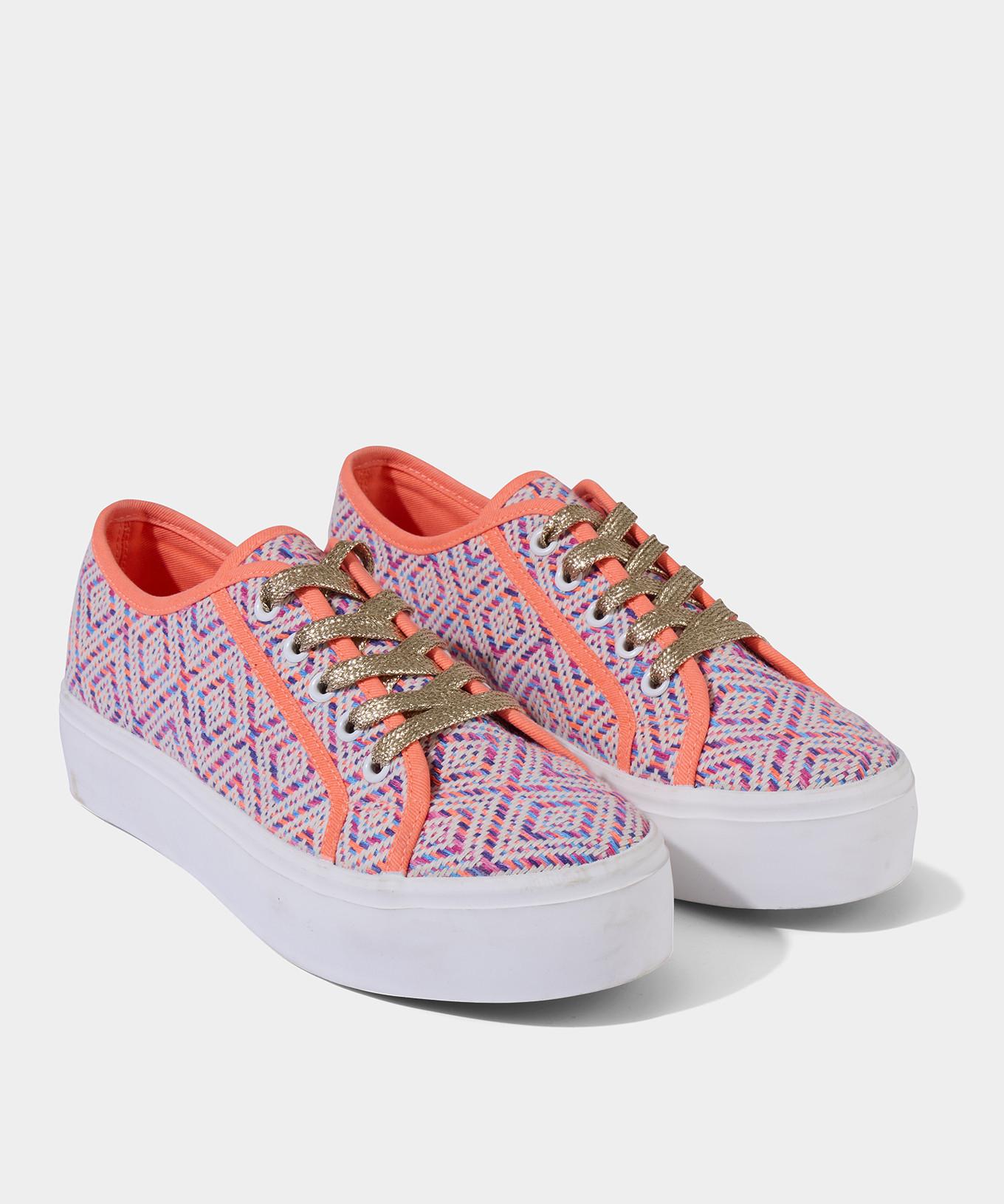 Joe Browns Klobige Plateau-Sportschuhe mit Azteken-Muster