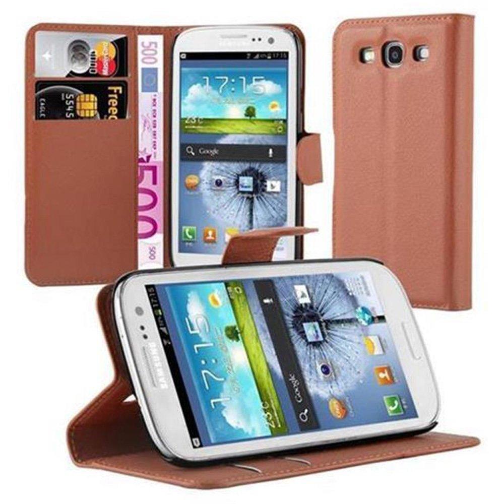 Cadorabo Hülle für Samsung Galaxy S3 / S3 NEO Standfunktion, Kartenfach