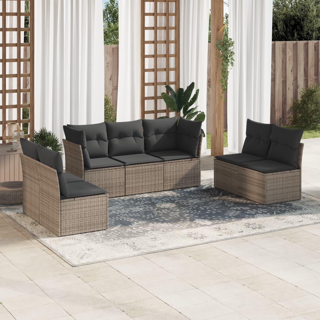 VidaXL Garten sofagarnitur poly-rattan