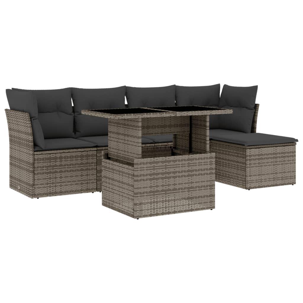 VidaXL Garten sofagarnitur poly-rattan