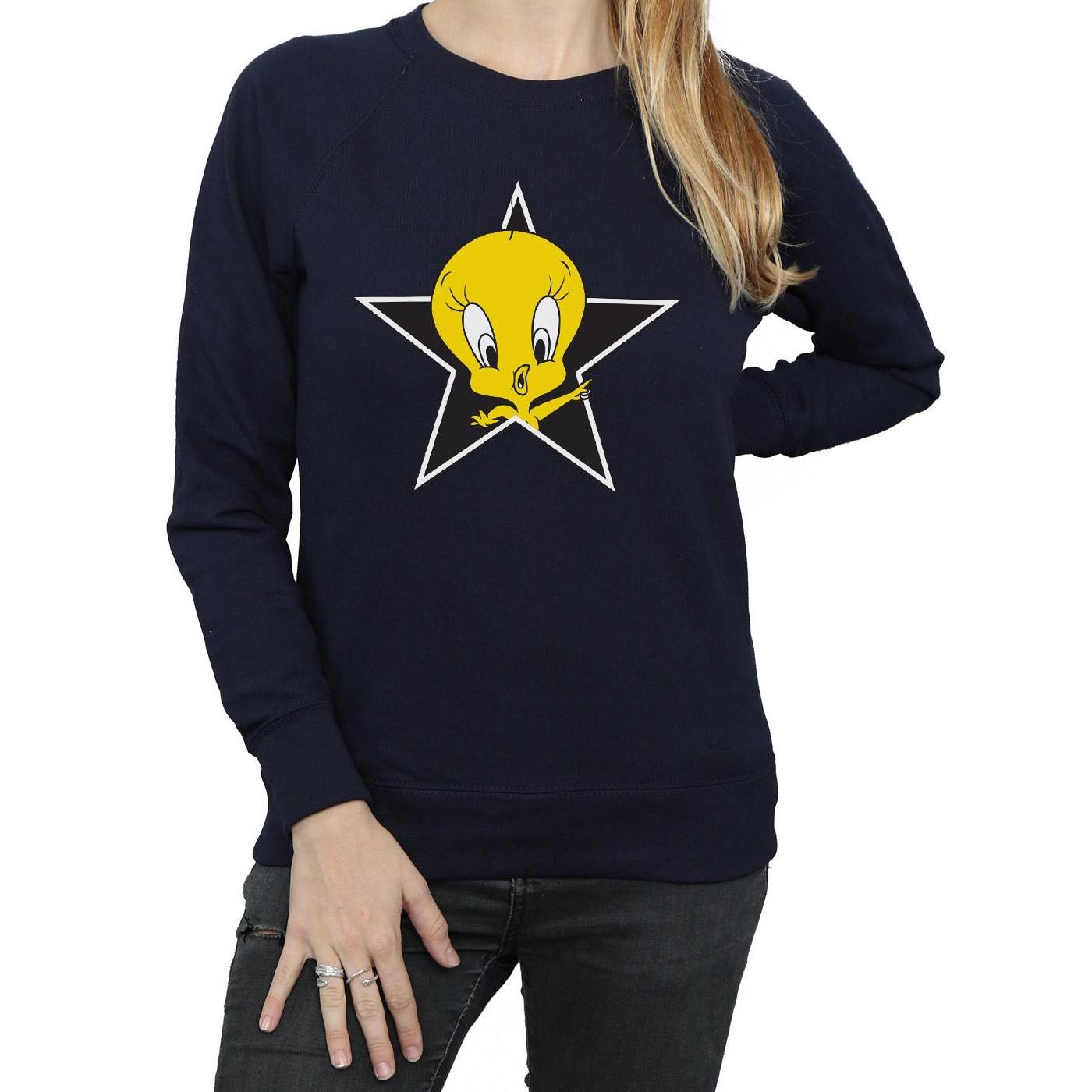 LOONEY TUNES Tweety Pie Star Sweatshirt
