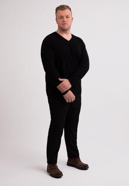 CASH-MERE.CH Recycelter Kaschmir V-Ausschnitt Pullover