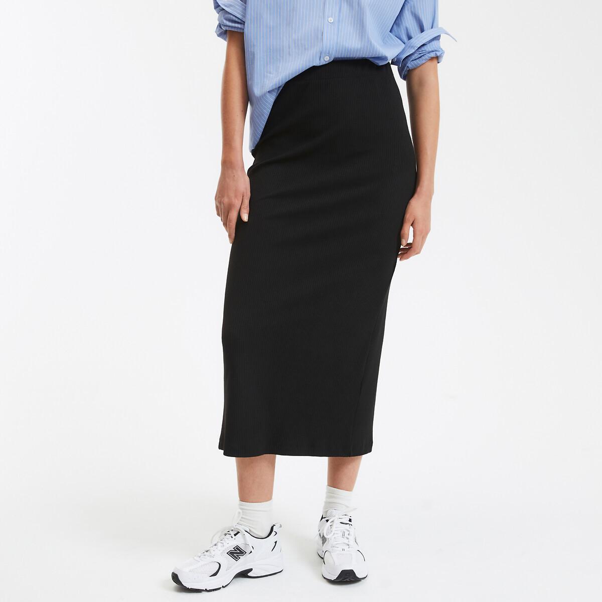 La Redoute Collections Enger Maxirock aus Rippjersey