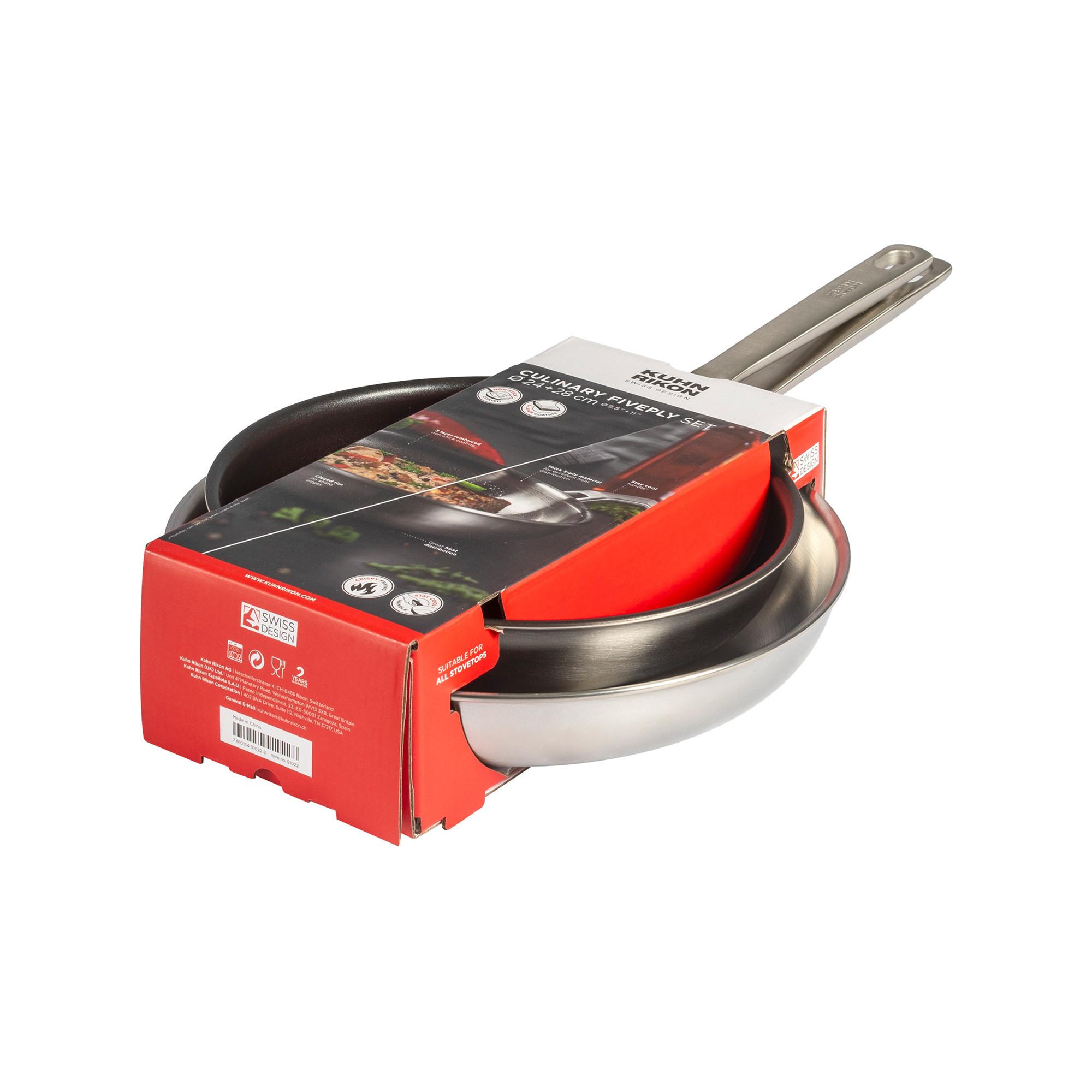 KUHN RIKON Bratpfannen-Set Culinary Fiveply