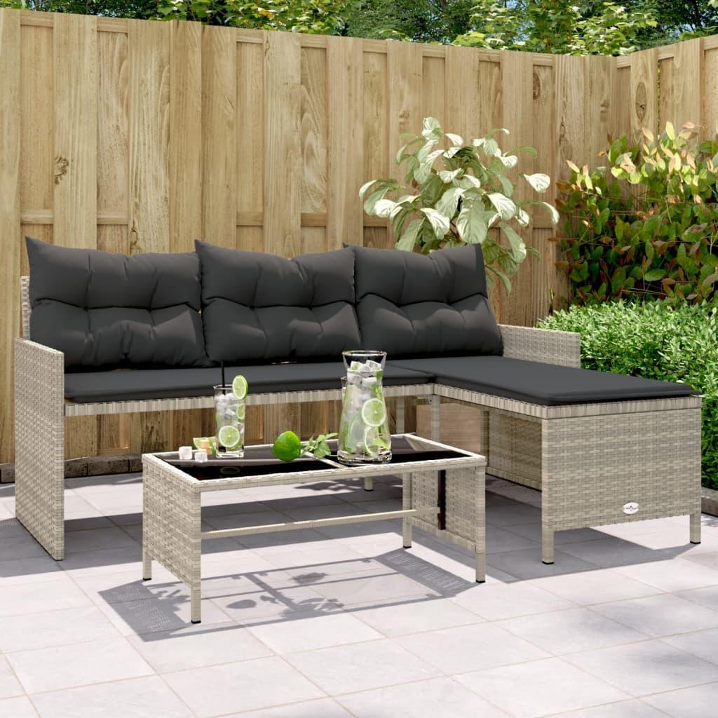 VidaXL Gartensofa poly-rattan