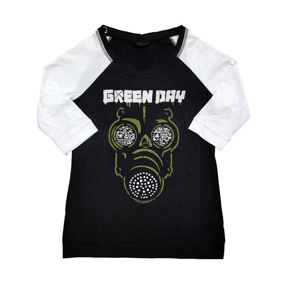 Green Day Green Mask Raglanärmel T-Shirt