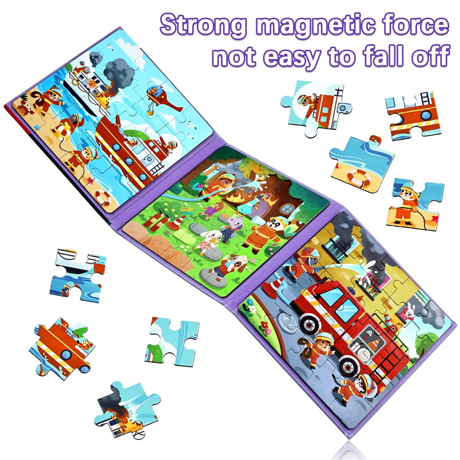 Activity-board Kinderpuzzle magnetisches Puzzle Feuerwehrpuzzle für Kinder Puzzle
