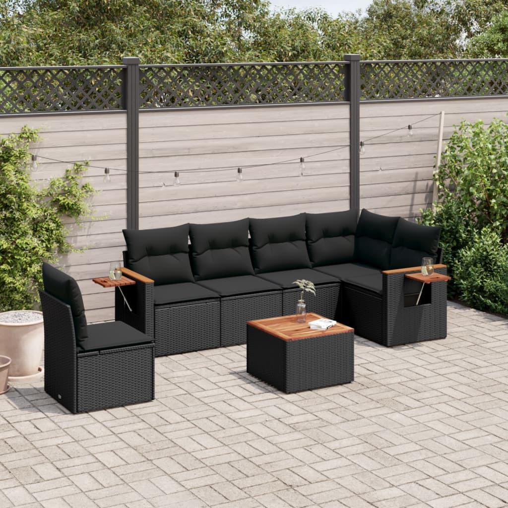 VidaXL Garten sofagarnitur poly-rattan