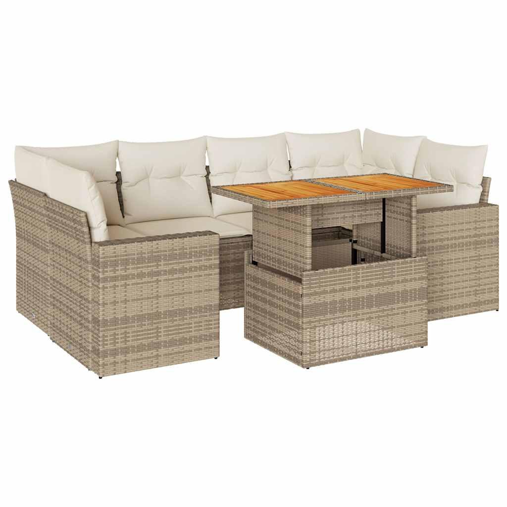 VidaXL Garten sofagarnitur poly-rattan