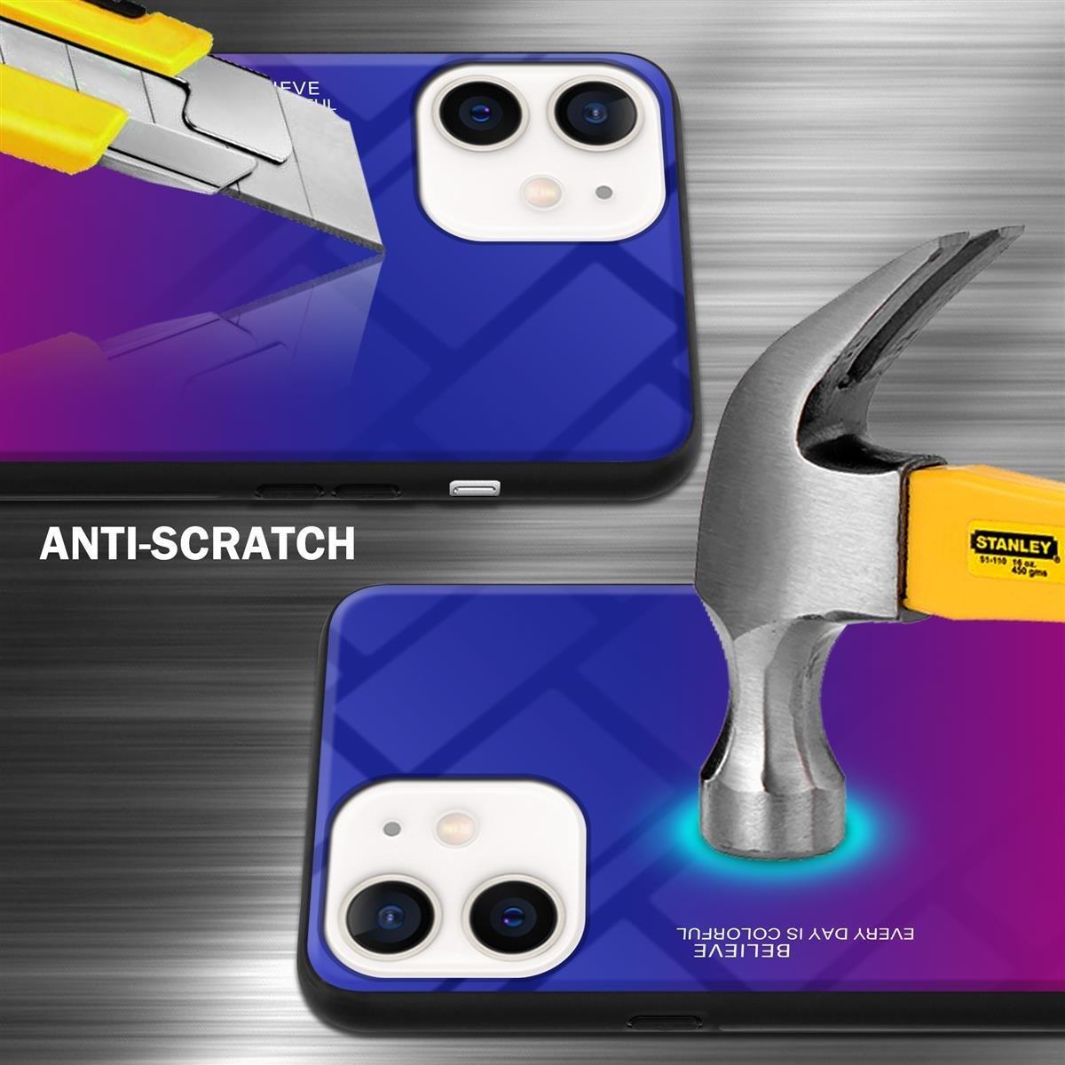 Cadorabo Hülle für Apple iPhone 12 MINI Zweifarbig