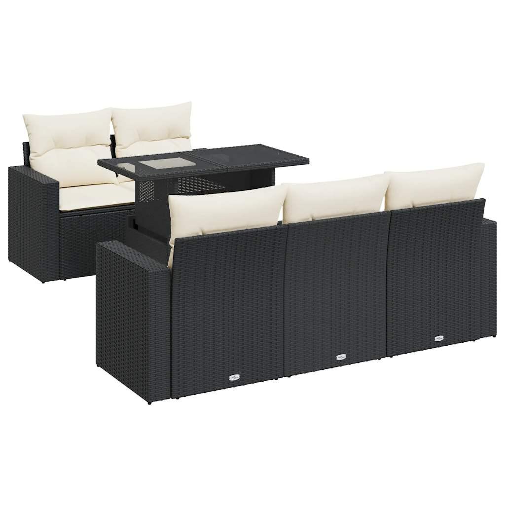 VidaXL Gartensofa set poly-rattan