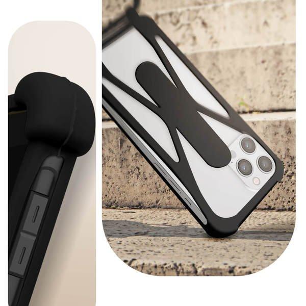 Avizar Universelle Handyhülle mit Kette Schwarz