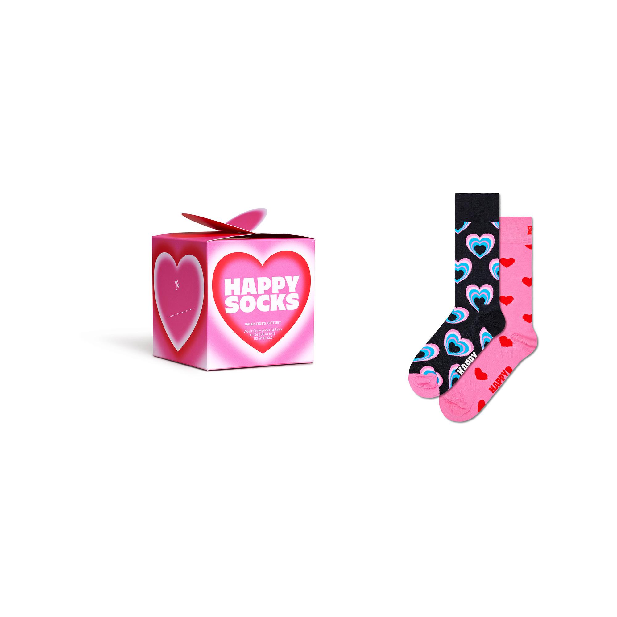 Happy Socks 2-Pack Valentine’s Gift Set Duopack, Sneaker Socken