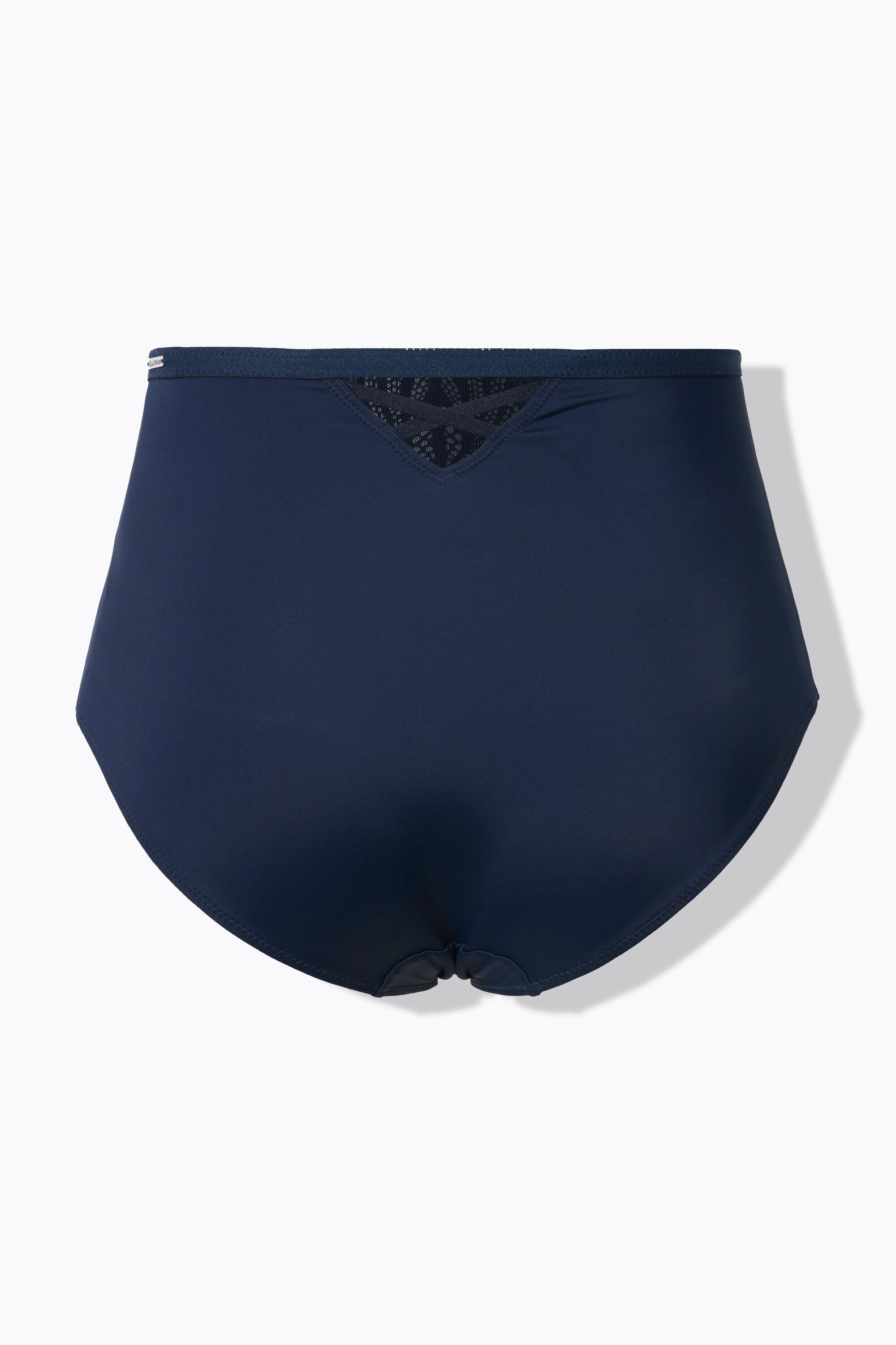 Ulla Popken Shaping-Maxislip, unterlegte Spitze, High Waist