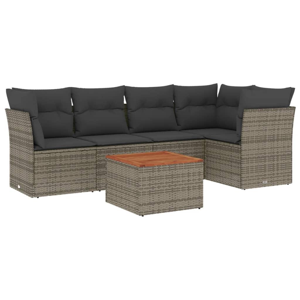 VidaXL Garten sofagarnitur poly-rattan