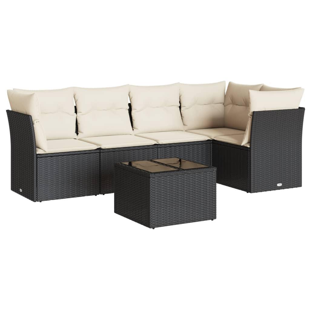 VidaXL Garten sofagarnitur poly-rattan