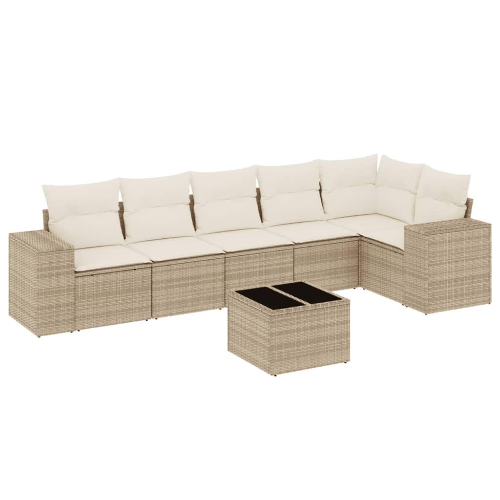 VidaXL Garten sofagarnitur poly-rattan