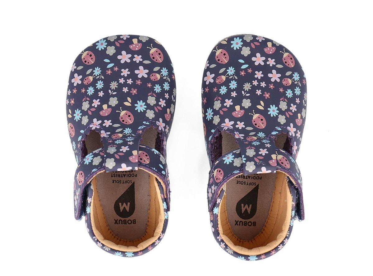 BOBUX Lederfinkli Meadow Grape + Floral