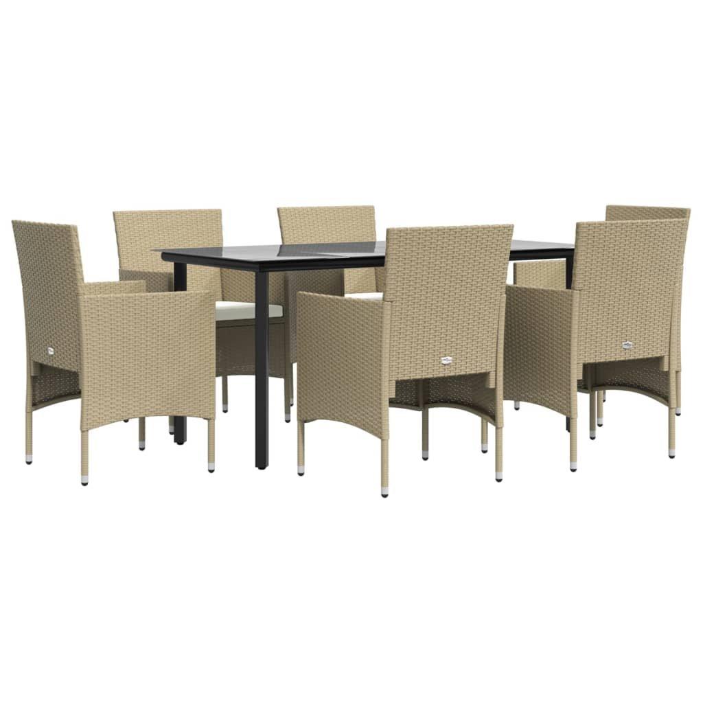 VidaXL Garten essgruppe poly-rattan