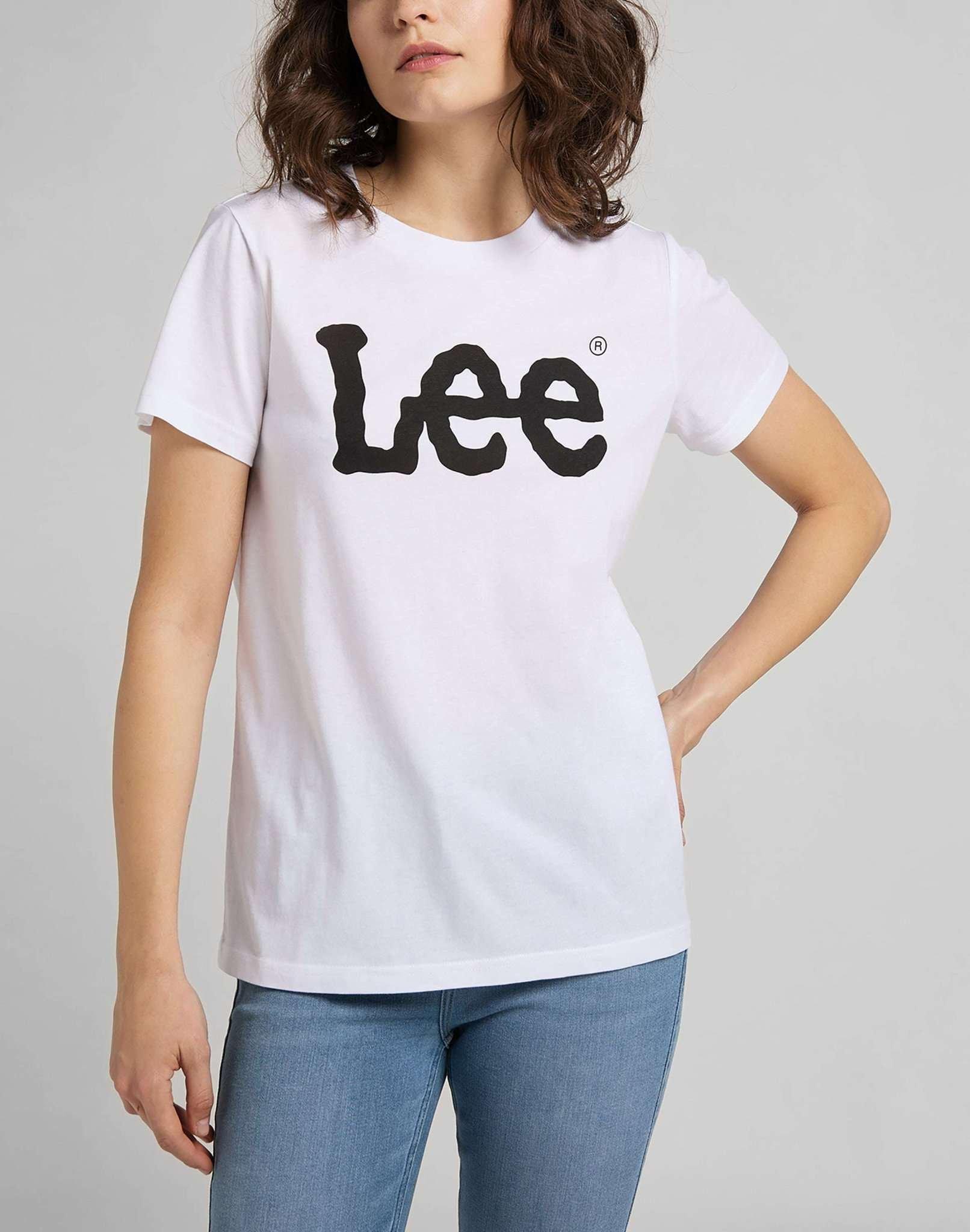 Lee Logo Print Kurzarm T-Shirt