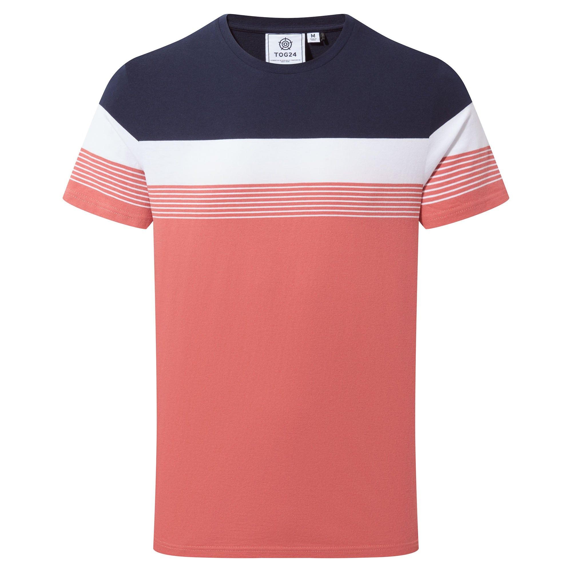 Tog24 Farndon Gestreiftes Regular Fit T-Shirt
