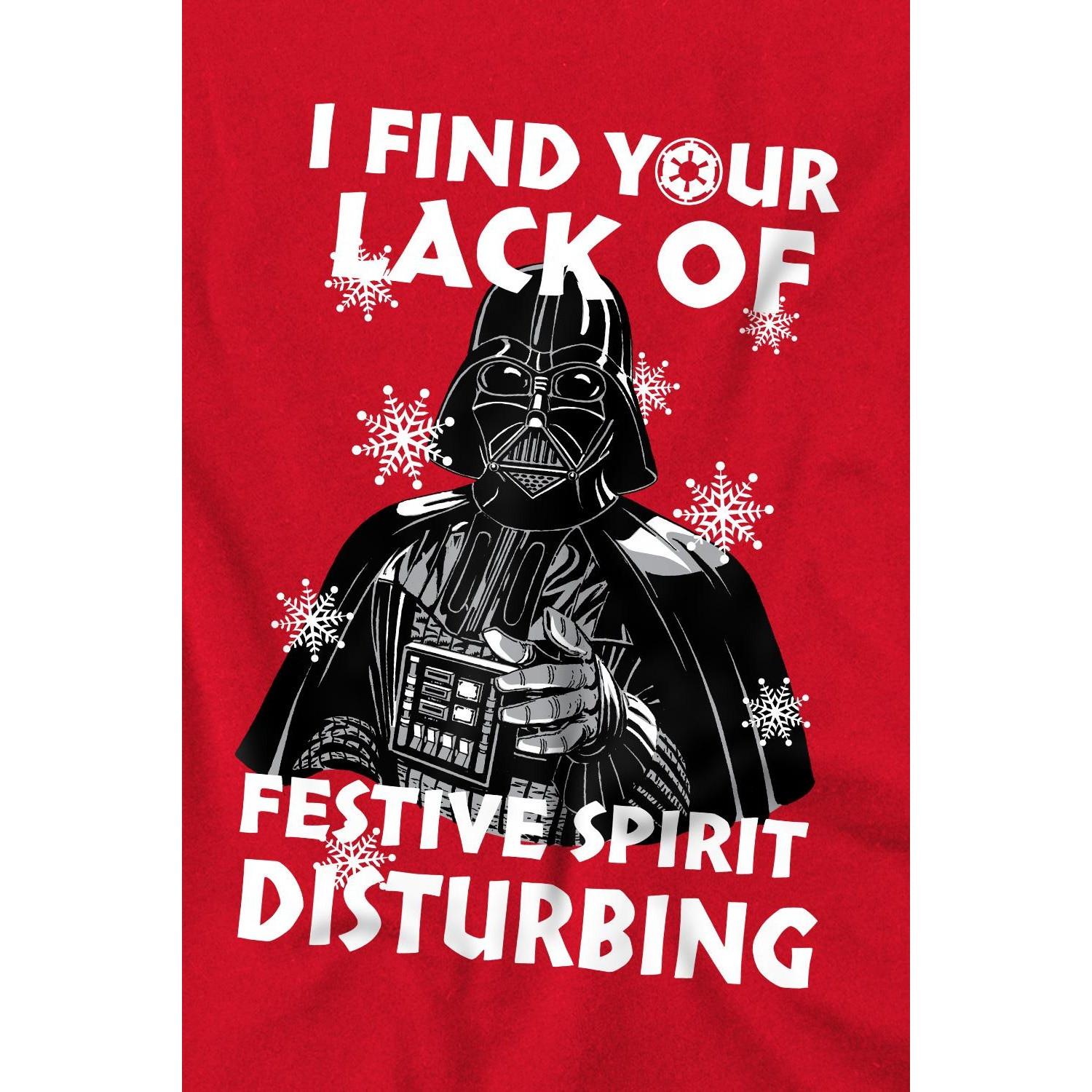 STAR WARS Star Wars weihnachtliches Design T-Shirt