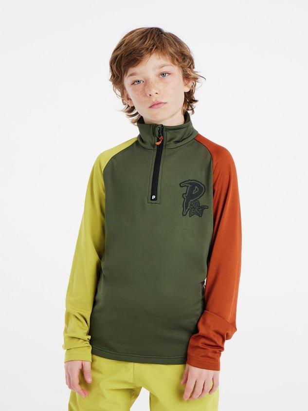 PROTEST Jungen Fleece-Pullover PRTVALKI Thyme
