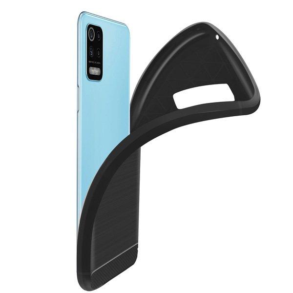 Avizar Carbon-Case LG K62 / K52 Schwarz