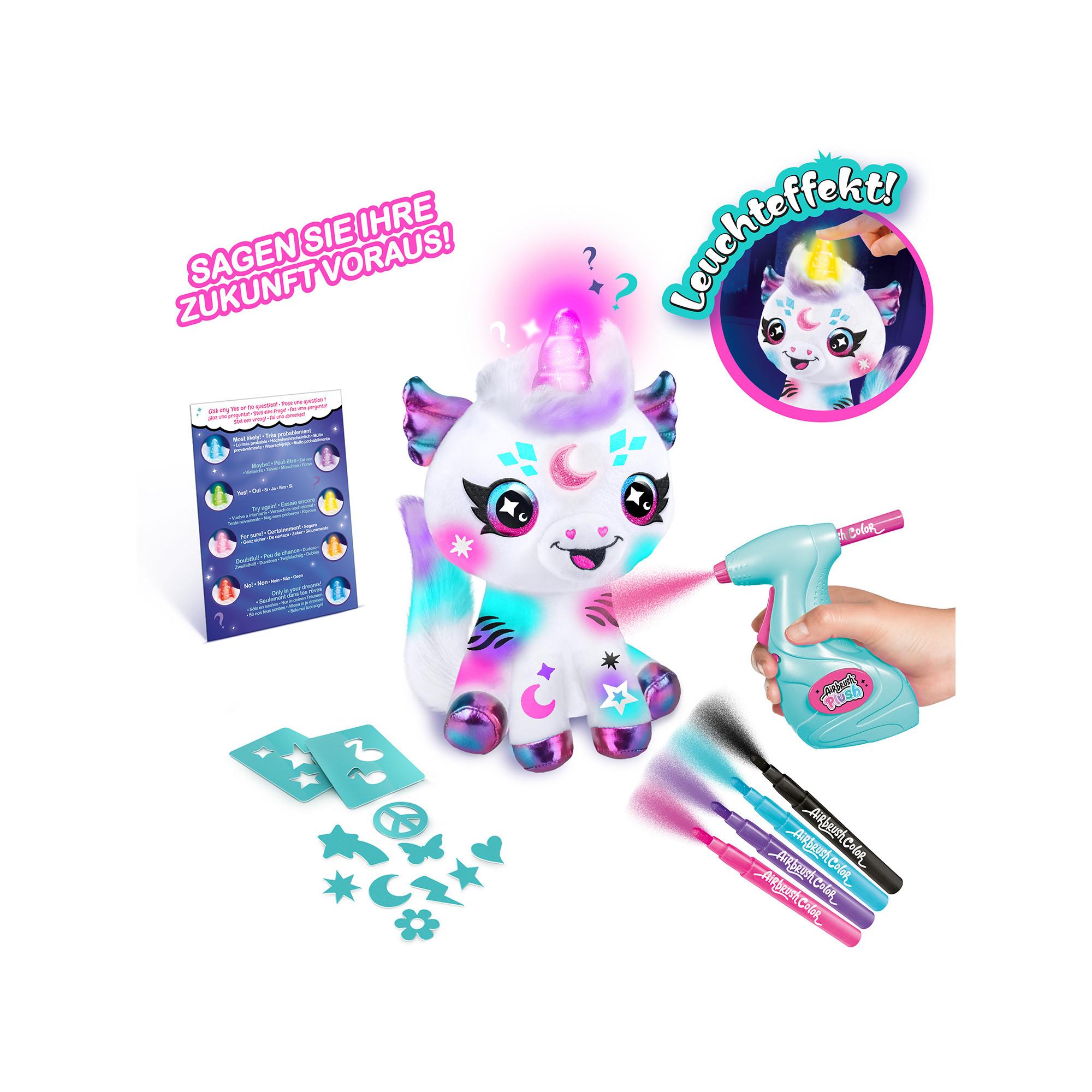 Canal Toys Airbrush Plush Cosmic Unicorn