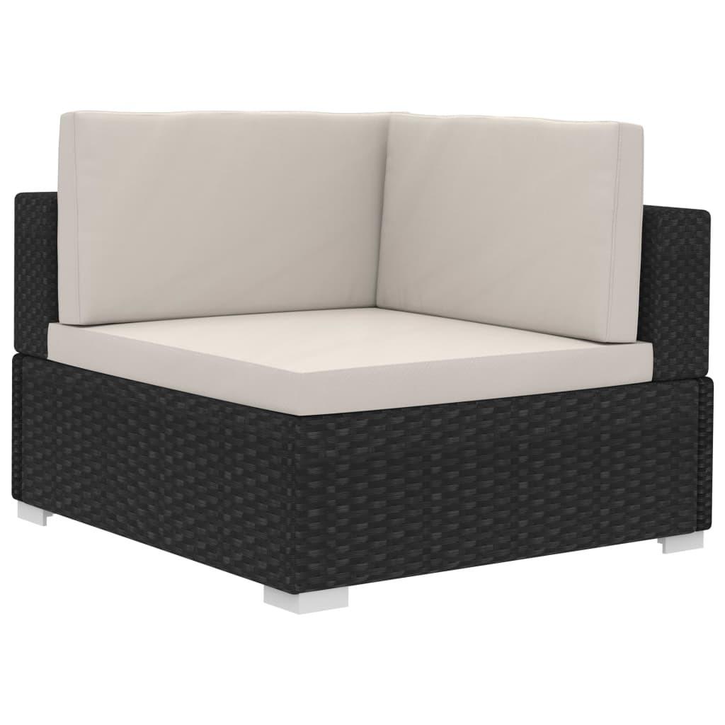 VidaXL Garten-sofagarnitur poly-rattan