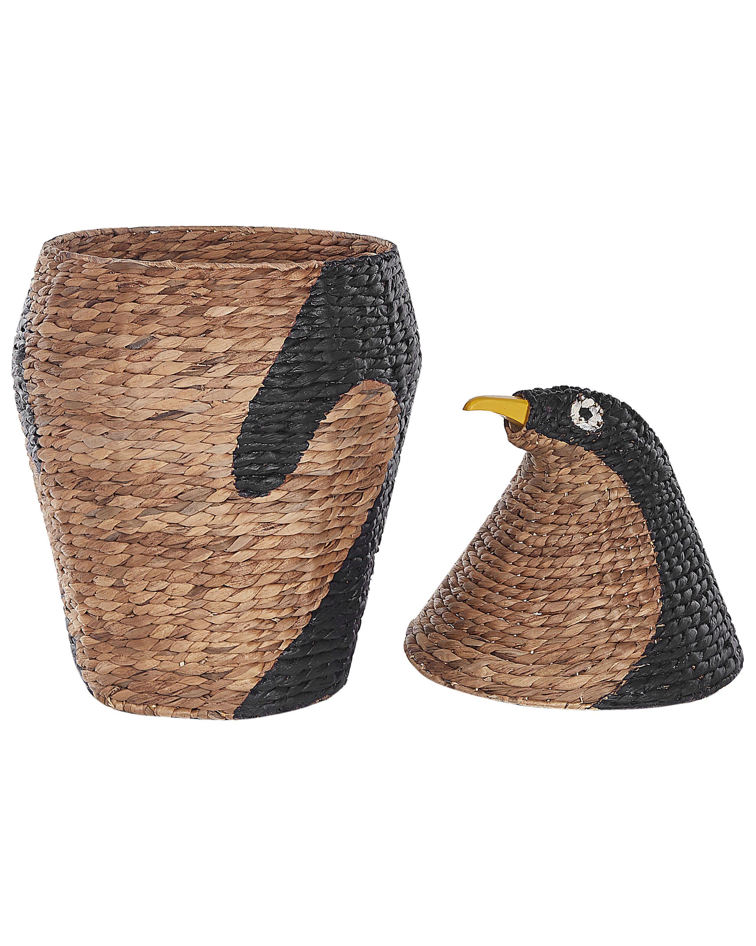 Beliani Korb aus Wasserhyazinthe Boho HADZABE