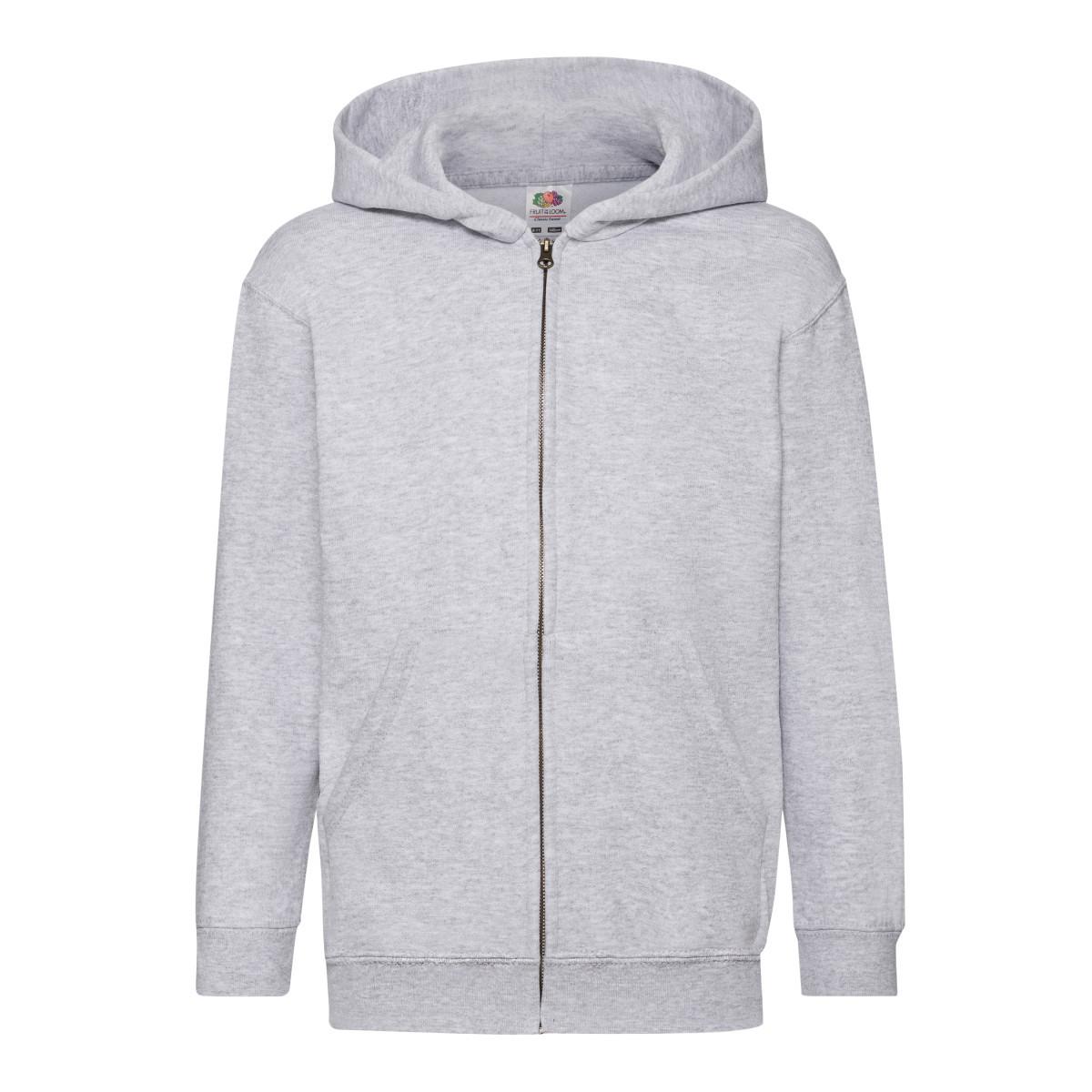 Fruit of the Loom Classic Hoodie mit durchgehendem Reißverschluss
