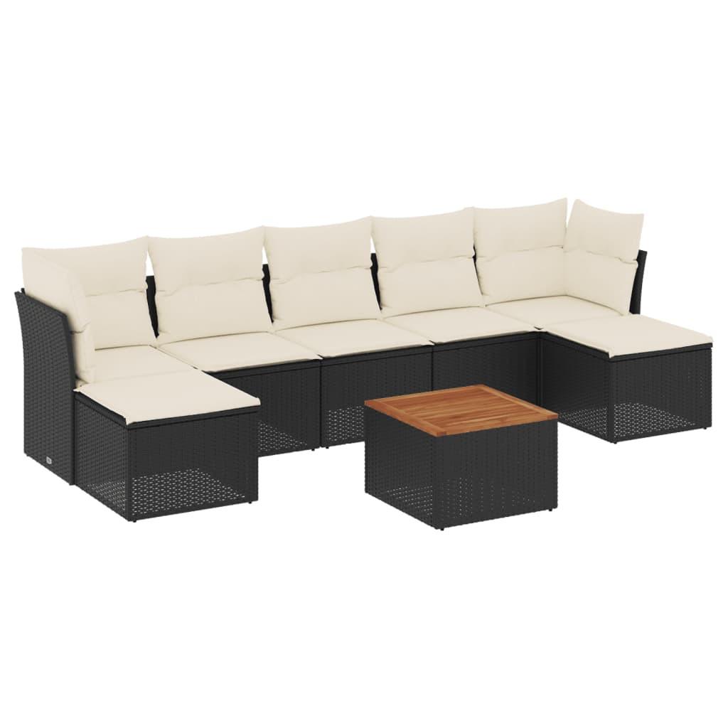 VidaXL Garten sofagarnitur poly-rattan