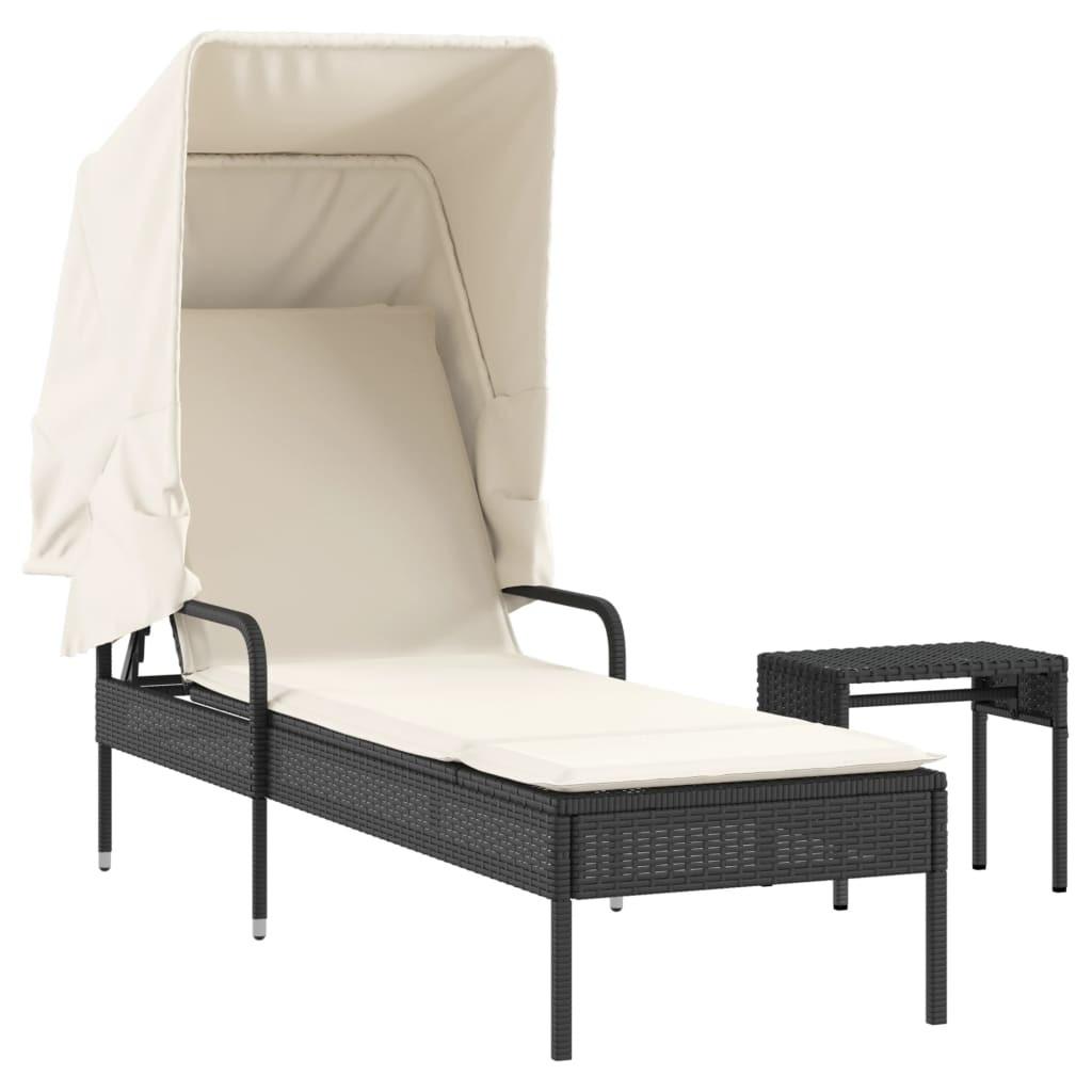 VidaXL Sonnenliege poly-rattan