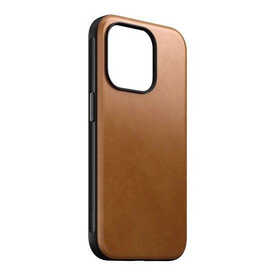 Nomad Hülle Modern, Leder Apple iPhone 15 Pro