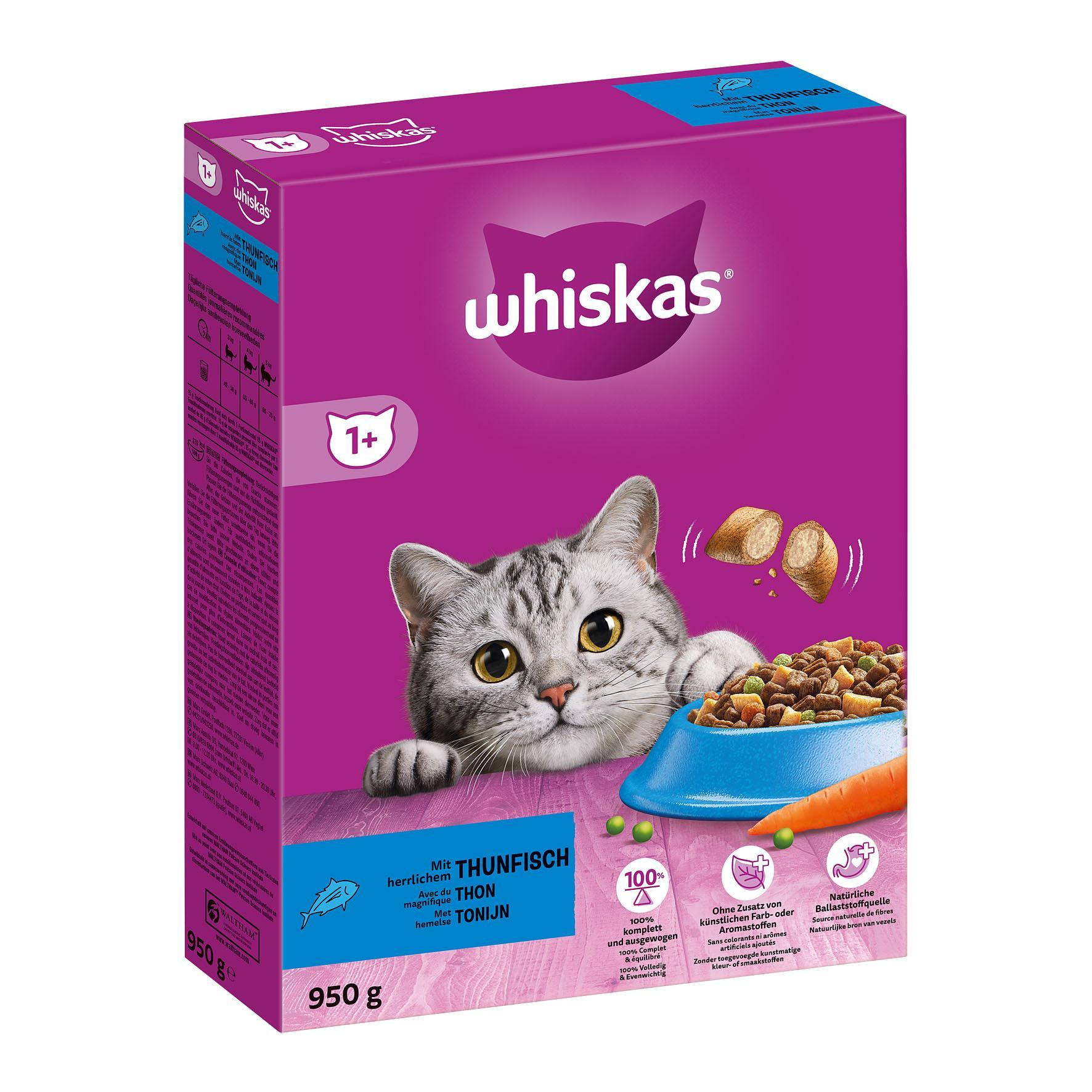 whiskas Trocken 1+ mit Thunfisch 950g