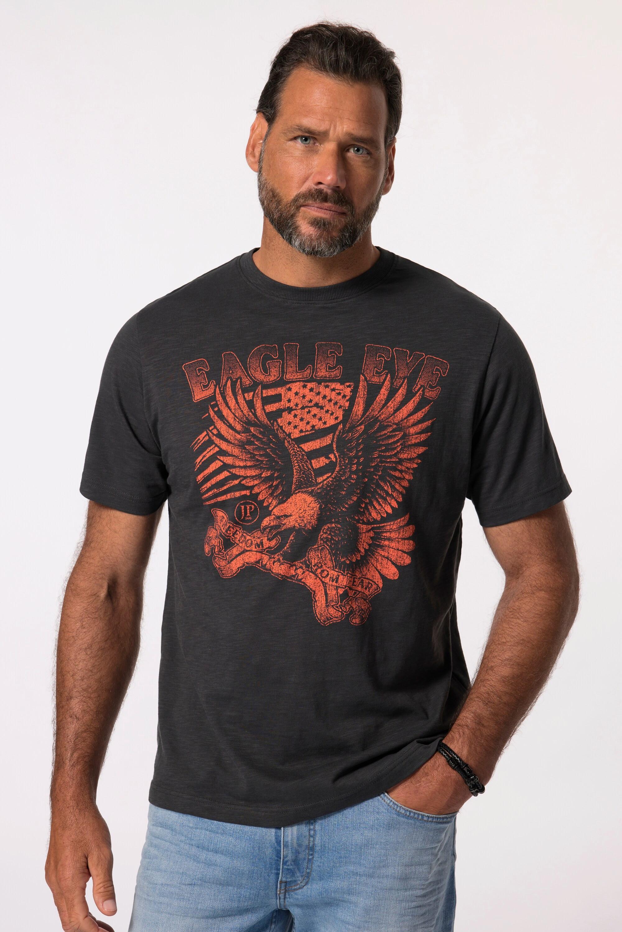 JP1880 Halbarm T-Shirt mit Brustprint