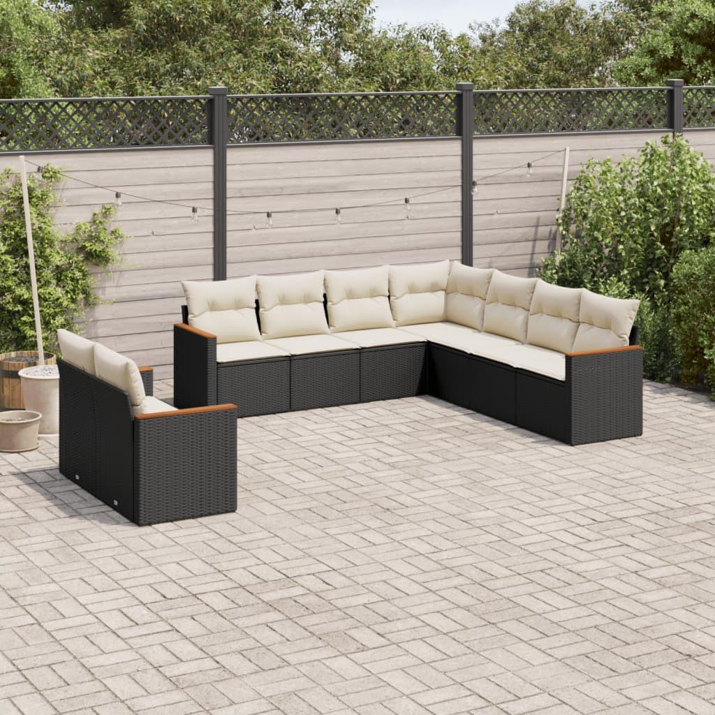 VidaXL Garten sofagarnitur poly-rattan