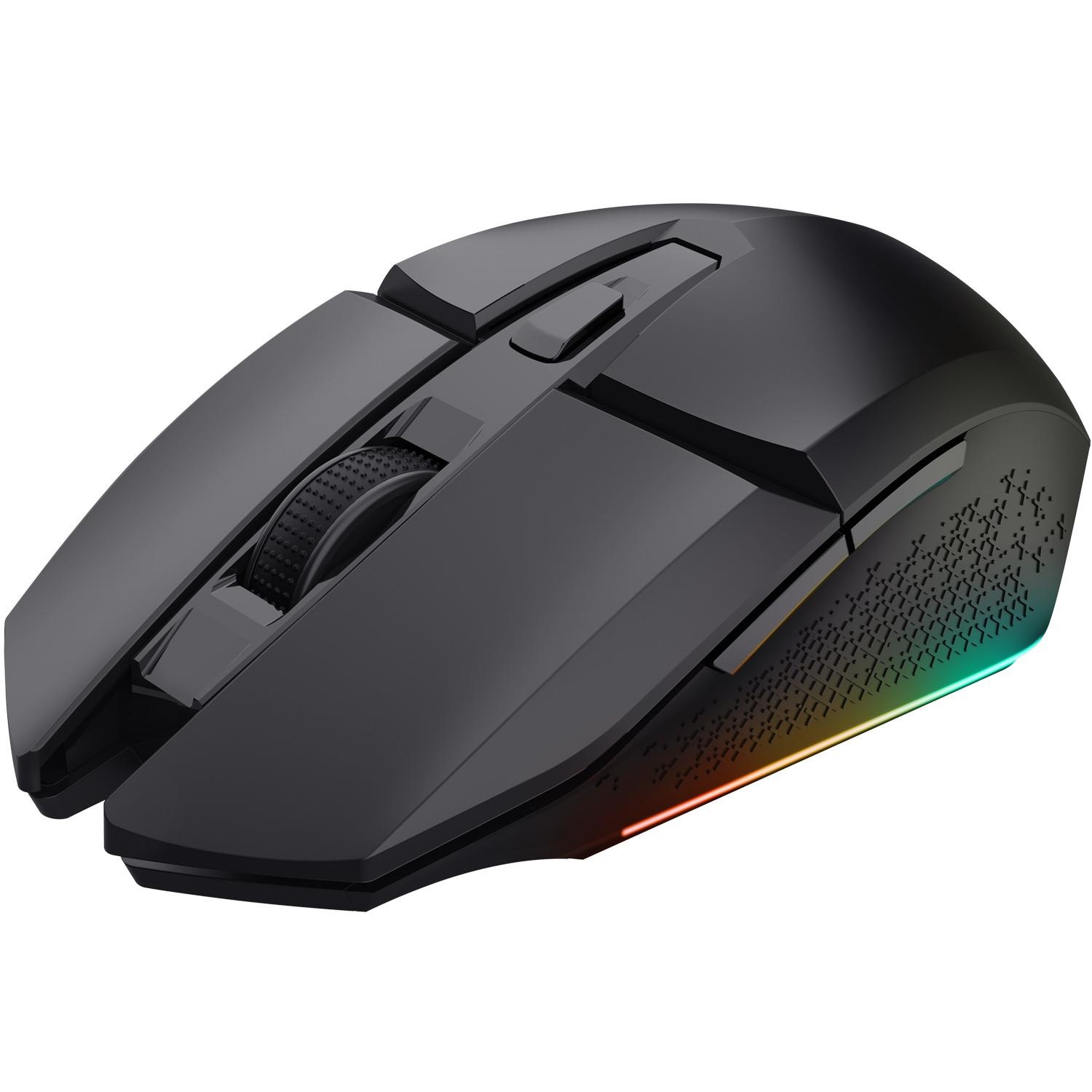 Trust GXT 112 Felox Kabellose Gaming-Maus + Mauspad Schwarz