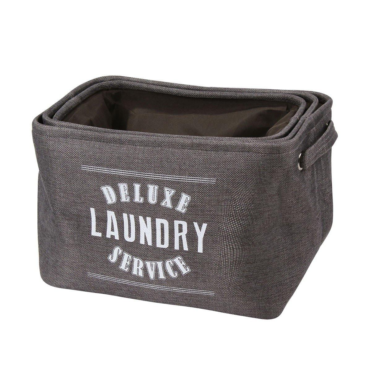 Calicosy Set von 3 Wäschekörben ausem Stoff