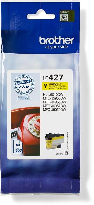 brother BROTHER Tintenpatrone yellow LC-427Y MFC-J5955 1500 Seiten