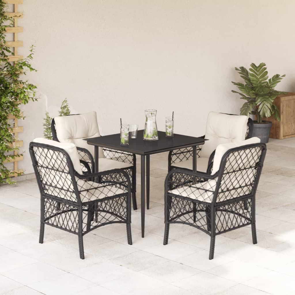 VidaXL Garten essgruppe poly-rattan