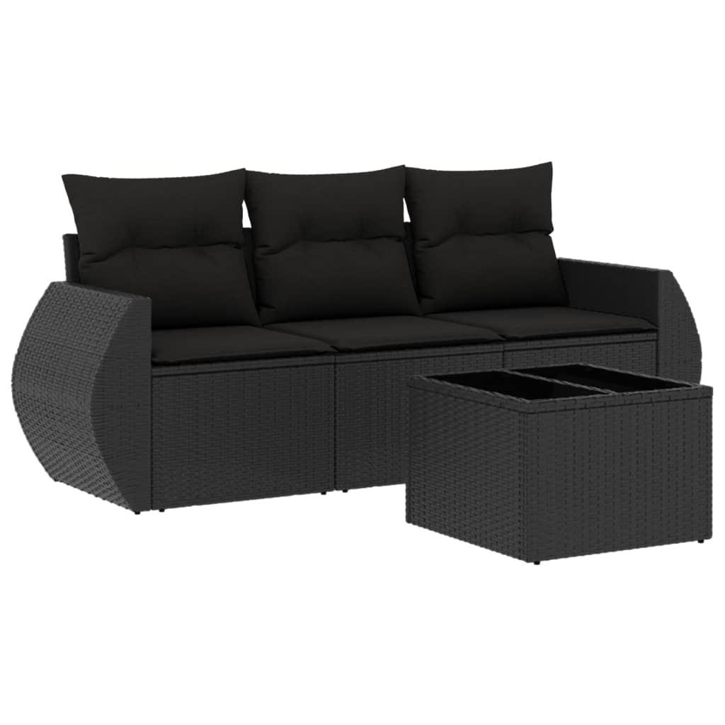 VidaXL Garten sofagarnitur poly-rattan