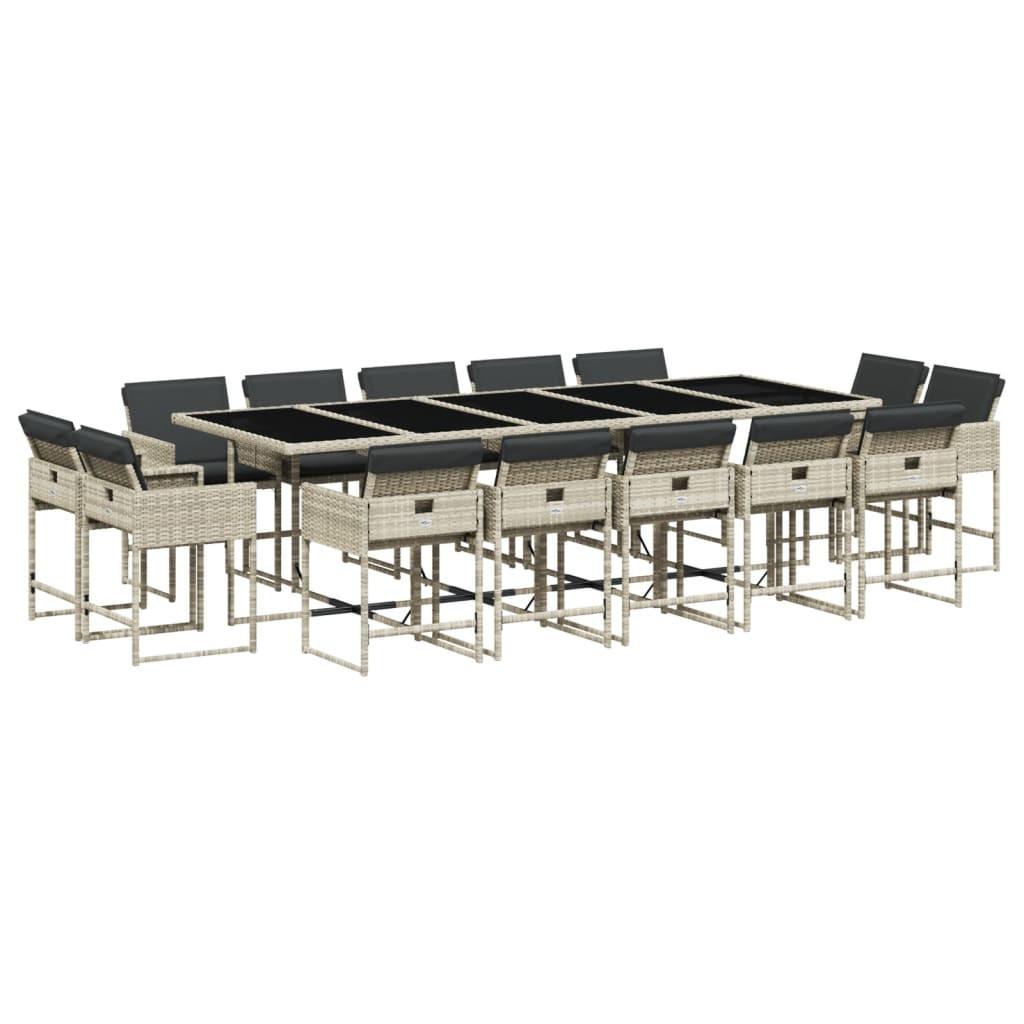 VidaXL Garten essgruppe poly-rattan