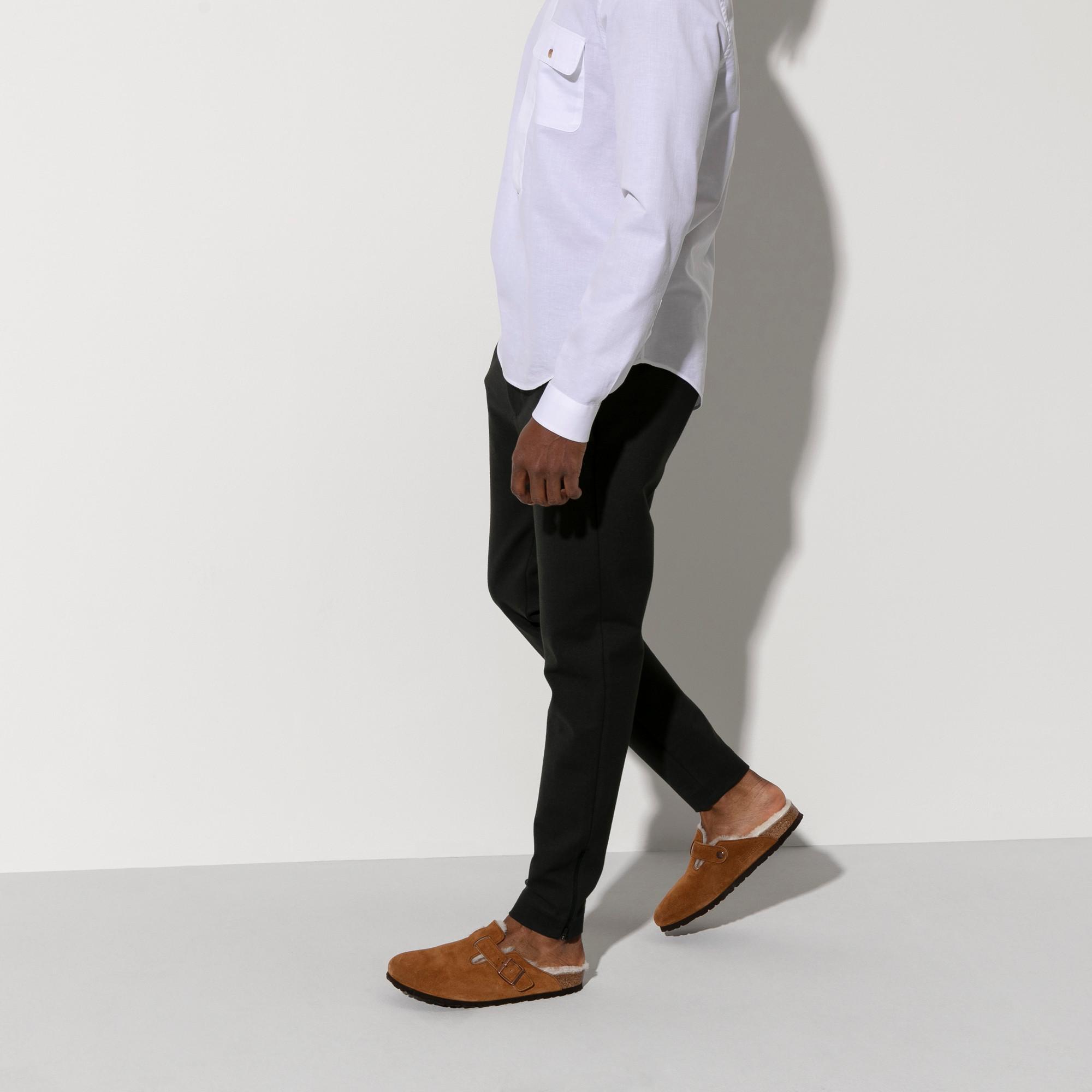 BIRKENSTOCK BOSTON SHEARLING Clogs Boston Suede Leather Etroit