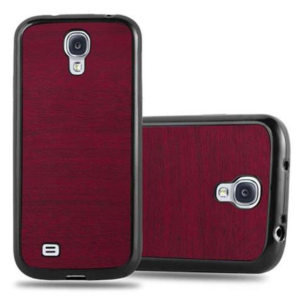 Cadorabo Hülle für Samsung Galaxy S4 TPU Silikon Holz