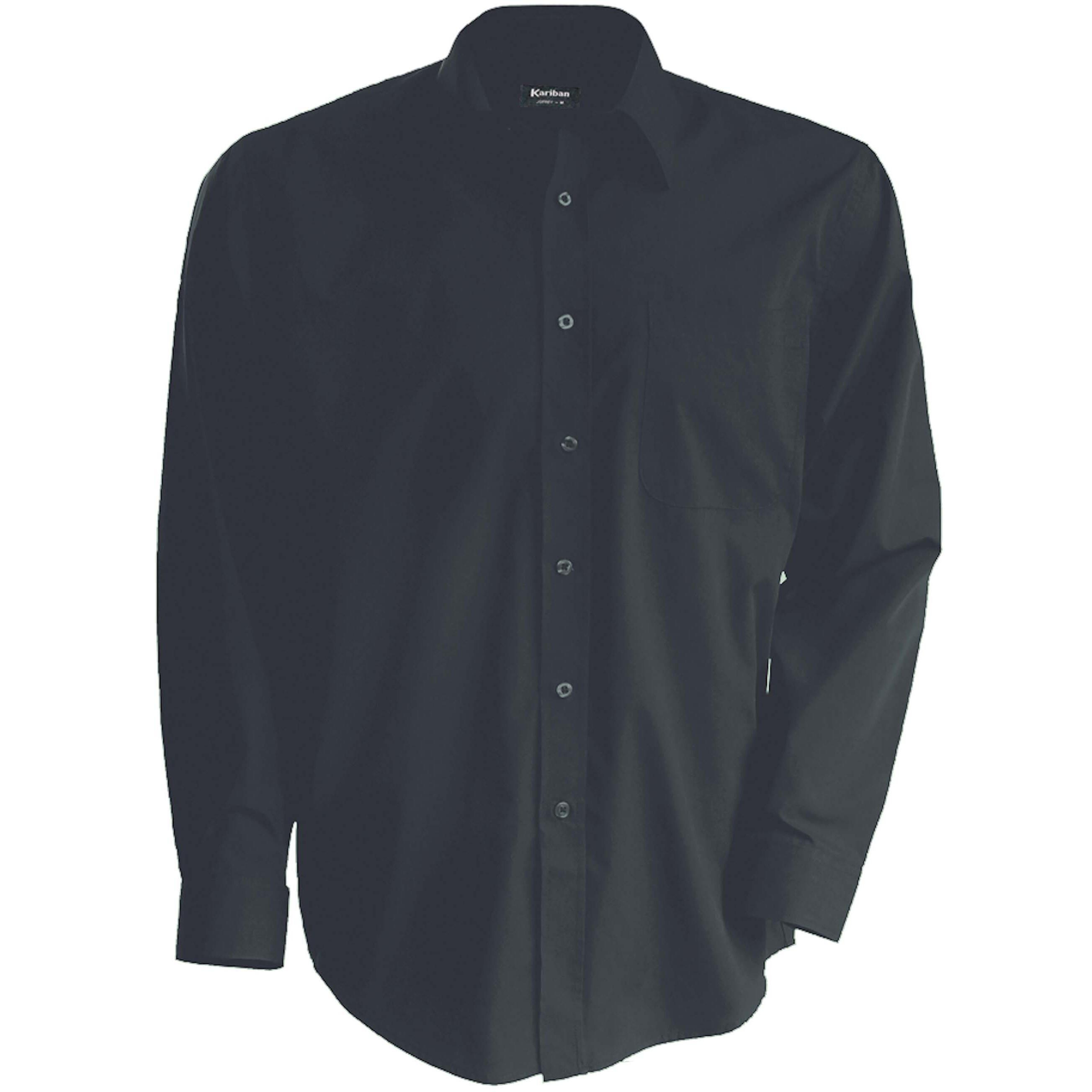 Kariban Langarm Hemd Bügelfrei