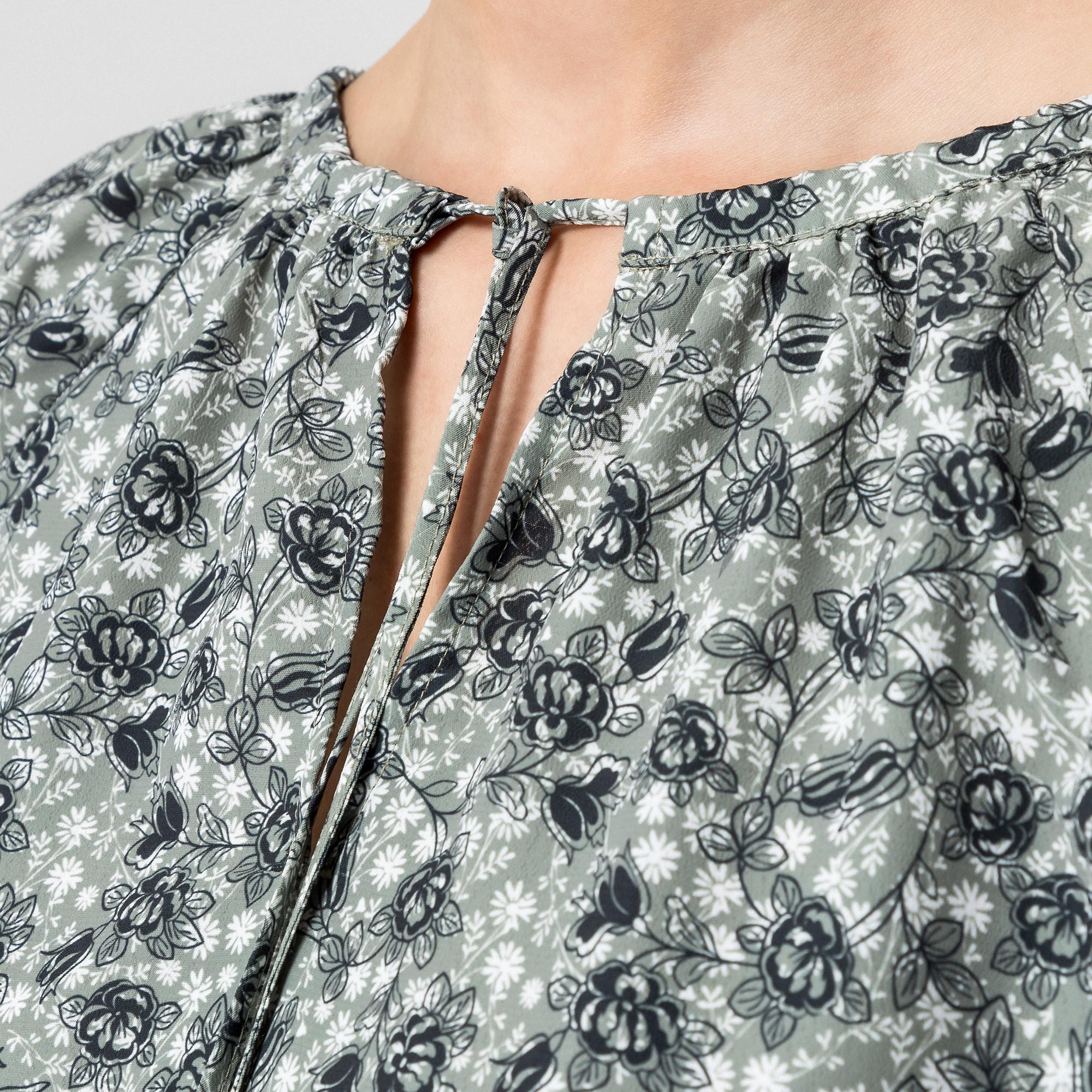 Manor Woman Florale Bluse mit langen Ärmeln