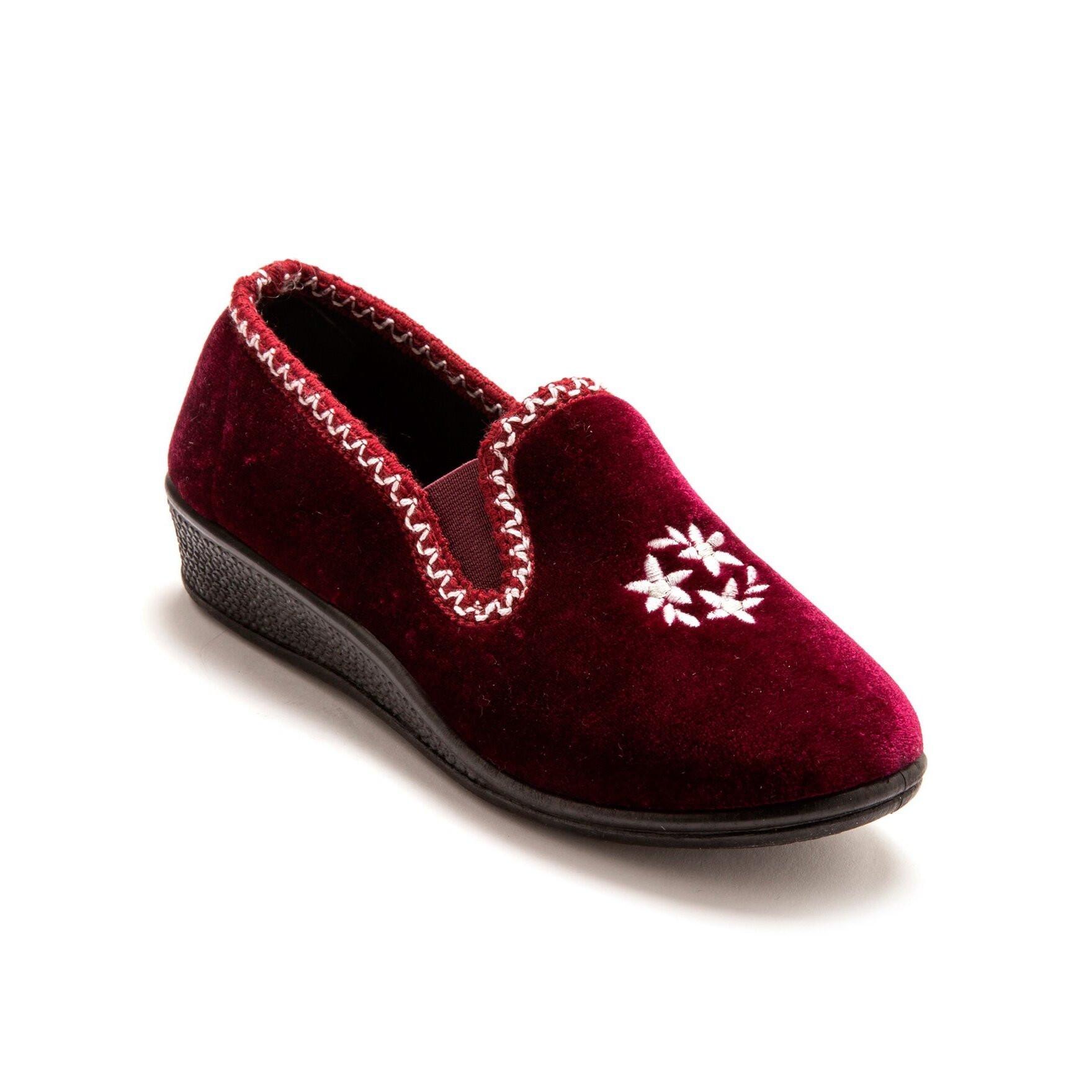 Pédiconfort damen-ballerinas aus samt (x2)