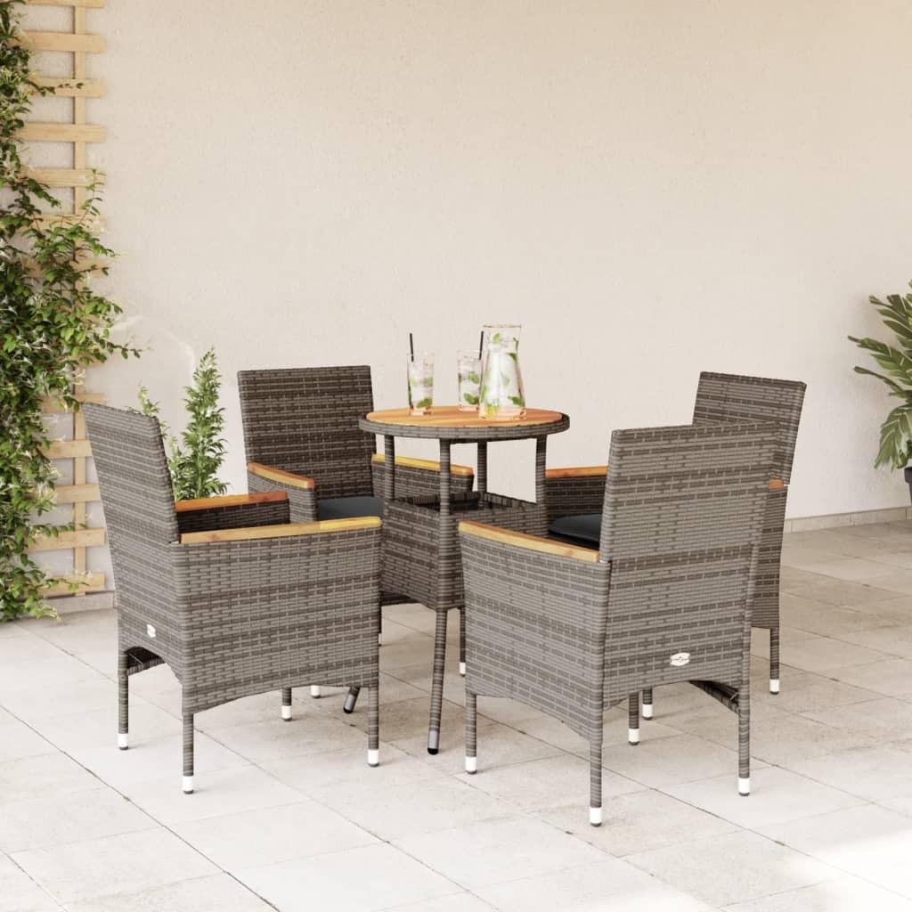VidaXL Garten essgruppe poly-rattan